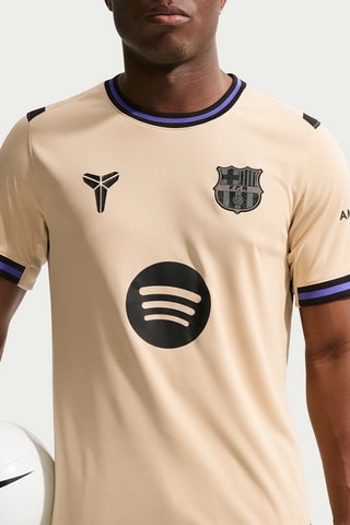 T-shirt de football FC Barcelona 2025/26 Stadium Extérieur - Doré