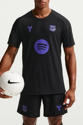 T-shirt de football FC Barcelone - Noir