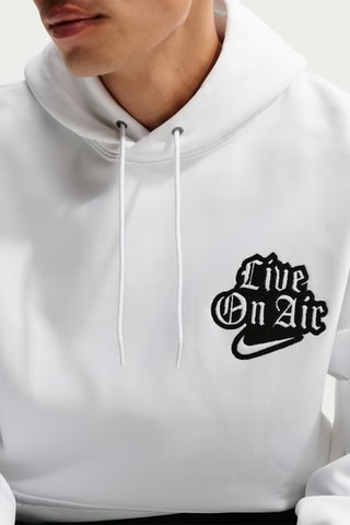 Sweat à capuche polaire Solo - Blanc