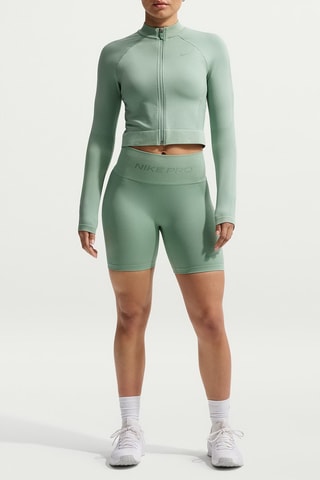 Sweat court de fitness Nike Pro Seamless - Vert d’eau