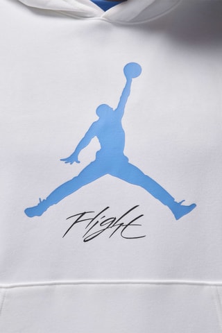Sweat polaire à capuche Baseline - Blanc