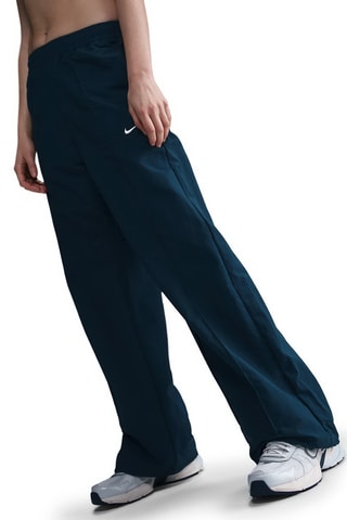 Pantalon regular taille mi-haute Everything Wovens - Bleu pétrole