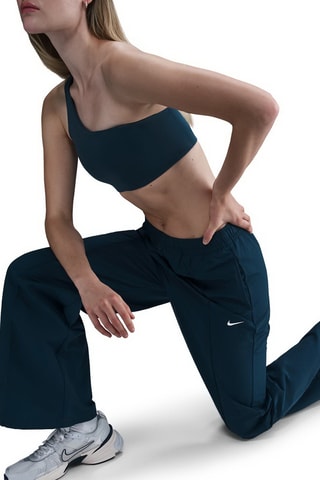 Pantalon regular taille mi-haute Everything Wovens - Bleu pétrole