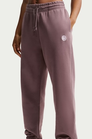 Pantalon regular polaire taille haute Phoenix - Violet