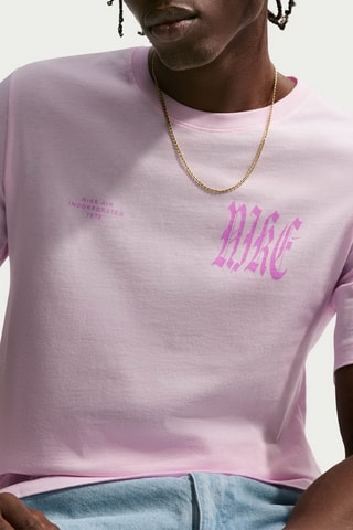 T-shirt regular - Rose poudré