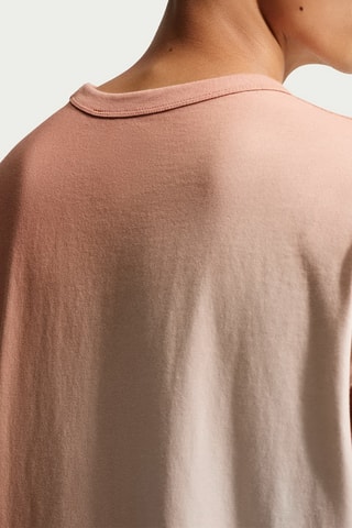 T-shirt regular dip and dye Premium Essentials - Doré rose