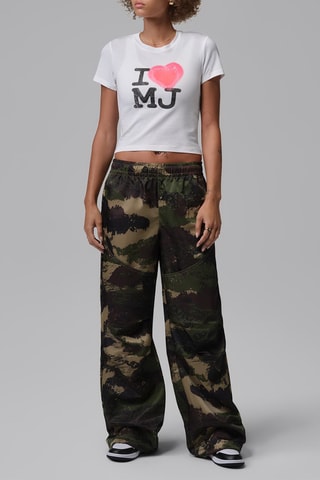 T-shirt cropped de basketball - Blanc