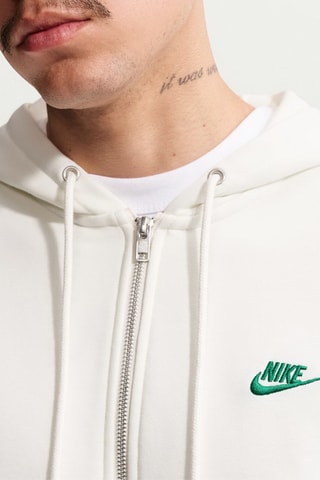 Sweat à capuche Sportswear Club - Blanc