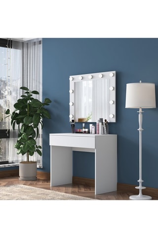 Table de maquillage - Blanc