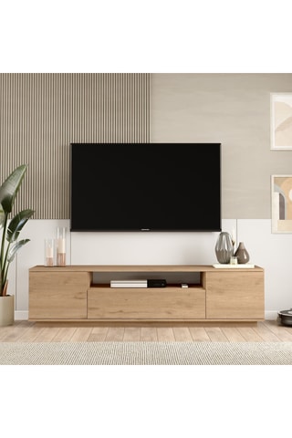 Meuble TV 3 abattants - 180 x 44,6 x 44,5 cm