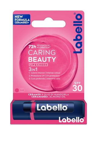Barra de labios con color Caring beauty pink fushia SPF 30 - 4,8 g