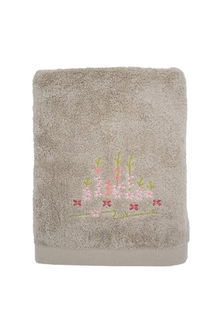 3 toallas - Beige y coral