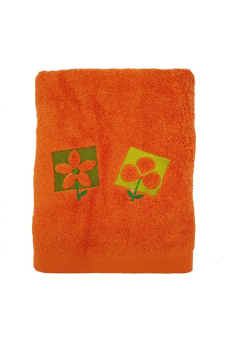 3 toallas - Naranja y verde