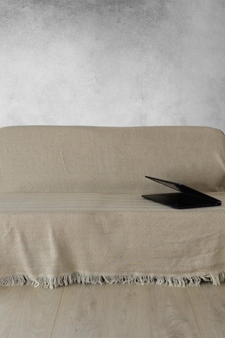 Colcha de sofá - Beige - 230 x 260 cm