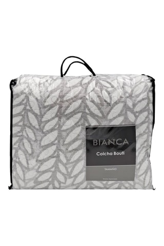 Juego de colcha - Gris y blanco