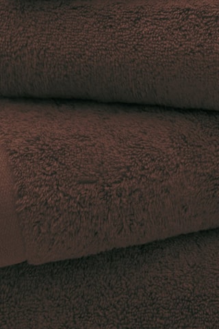 Toalla de mano - Marrón - 50 x 90 cm