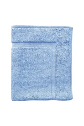 2 alfombras de baño - Celeste - 45 x 65 cm