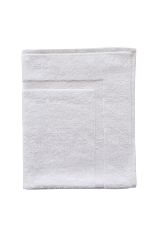 2 alfombras de baño - Blanco - 45 x 65 cm