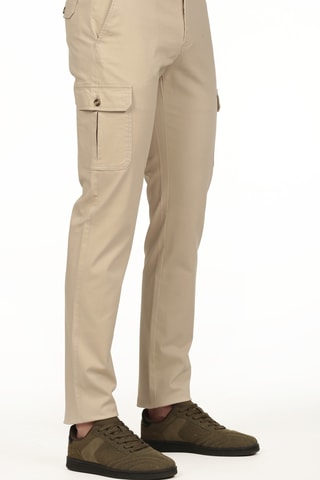 Pantaloni cargo - Beige
