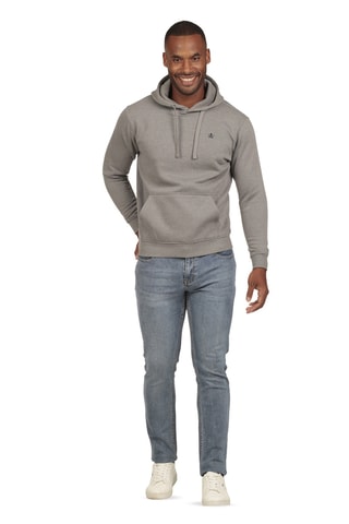 Felpa con cappuccio - Grigio