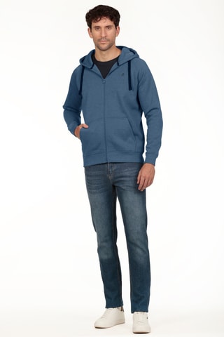 Felpa con cappuccio - Blu