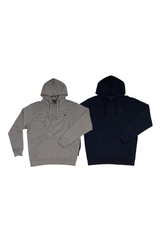 2 sweats à capuche - Gris
