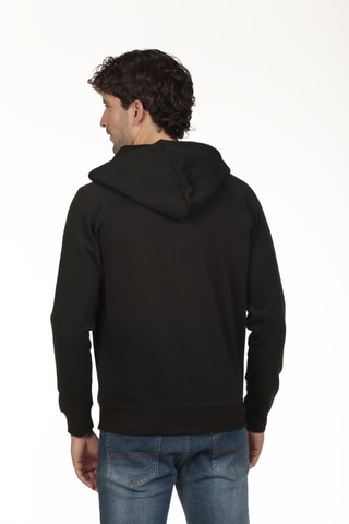 Felpa con cappuccio - Nero