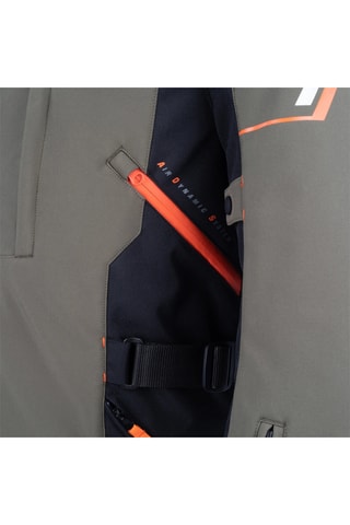Casaco Softshell Cobalt - Caqui e preto - Bering - Preto, laranja e verde