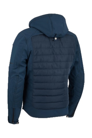 Blusão Softshell com capuz Natcho - Azul-marinho - Segura - Azul