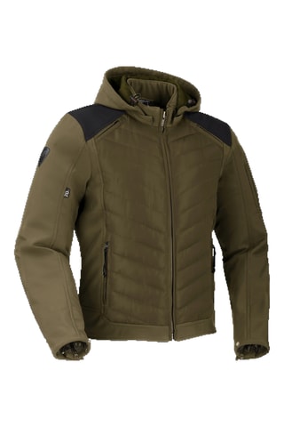 Blusão Softshell com capuz Natcho - Cinzento-escuro - Segura - Cinzento, preto e laranja