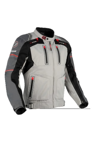 Casaco Portland - Preto e cinzento-claro - Bering - Cinzento, preto e vermelho