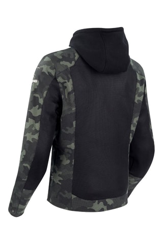 Casaco Softshell com capuz Zenith - Preto - Bering - Preto e verde