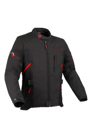 Casaco Softshell Cobalt - Preto - Bering - Branco, preto e vermelho