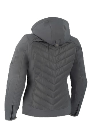 Blusão Softshell com capuz Natcho - Cinzento-escuro - Segura - Cinzento, preto e laranja