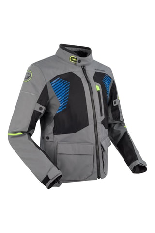 Casaco Bakundu - Cinzento - Bering - Preto, verde e cinzento
