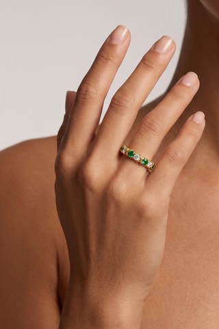 Anillo - Chapado en oro amarillo