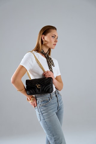 Sac porté épaule Lucca - Noir