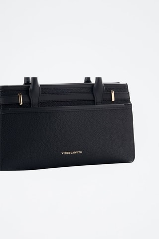 Sac porté épaule en cuir Viterbo - Noir