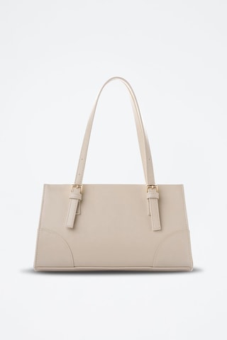 Sac porté épaule en cuir Barletta - Beige