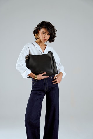 Sac porté épaule Palermo - Noir