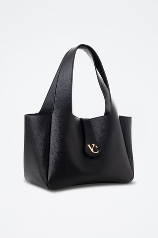 Sac porté épaule L'Aquila - Noir