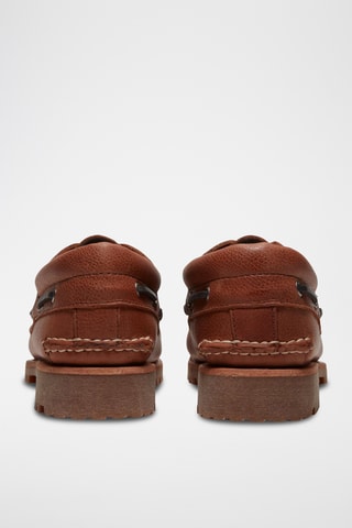 Chaussures bateau en cuir Authentic - Marron