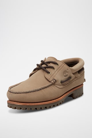 Chaussures bateau en cuir Authentic - Beige
