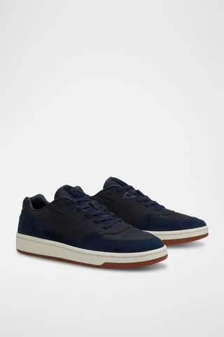 Sneakers en nubuck Jackson - Bleu marine