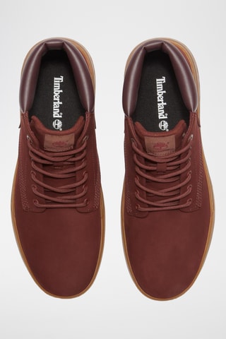 Sneakers montantes en nubuck Maple Grove - Rouge brique