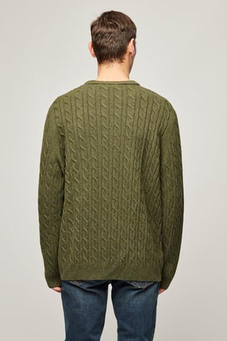 Pull en laine Phillips Brook Vert foncé