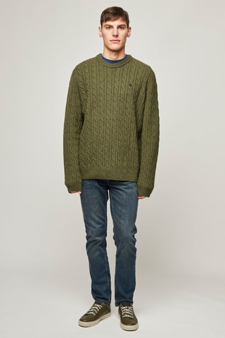 Pull en laine Phillips Brook Vert foncé