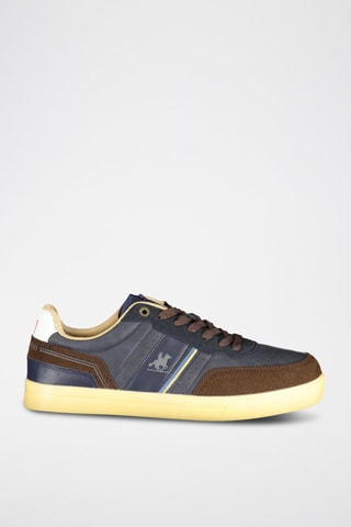 Baskets - Beige, bleu et marron