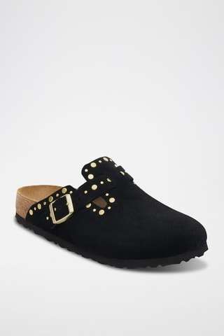 Chaussons en velours - Noir