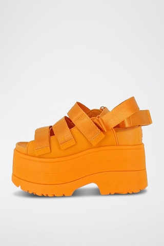 Sandales plateformes Goldenrise - Orange